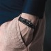 Bracelet en cuir d'ancre pour homme avec nom