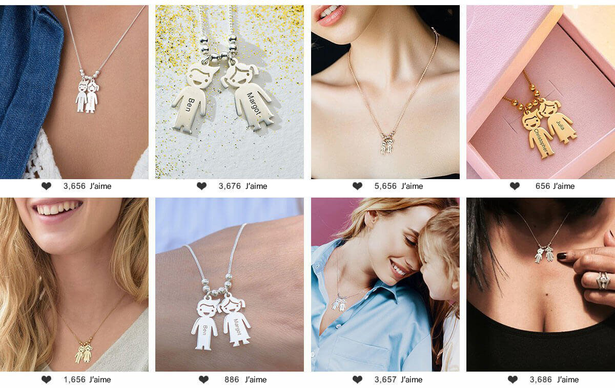 Bijoux personnalisés Rosefeels